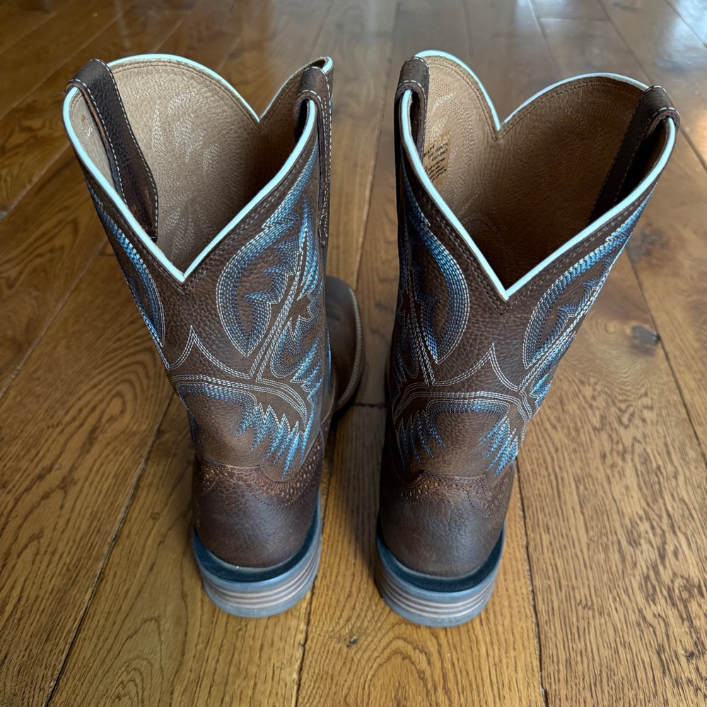 Men’s Ariat Quickdraw Western Boots, Size 13 EE (Wide), Worn once! EUC - Picture 3 of 7